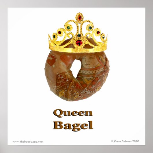 Queen Bagel Poster (Vorne)