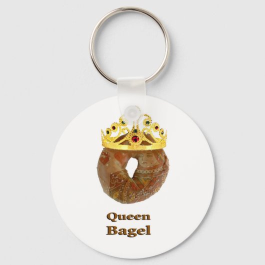 Queen Bagel Schlüsselanhänger (Vorderseite)