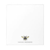 Queen Bee Apiary Personalisiert Notizblock (Vorderseite)