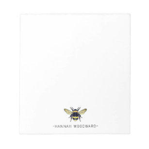 Queen Bee Apiary Personalisiert Notizblock
