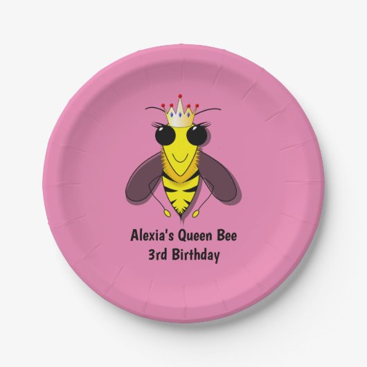 Queen Bee Birthday Paper Teller (Vorderseite)