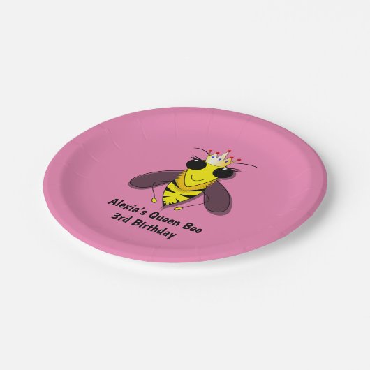  Queen Bee Birthday Paper Teller (Schrägansicht)