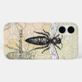 Queen Bee Bug Insect Antike Illustration Case-Mate iPhone Hülle (Rückseite (Horizontal))