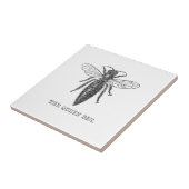 Queen Bee Bug Insect Antike Illustration Fliese (Seite)
