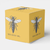Queen Bee Bug Insect Antike Illustration Geschenkschachtel (Rückseite)