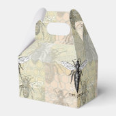 Queen Bee Bug Insect Antike Illustration Geschenkschachtel (Rückseite)