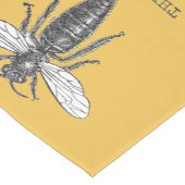 Queen Bee Bug Insect Antike Illustration Kurzer Tischläufer (Ecke)