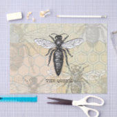 Queen Bee Bug Insect Antike Illustration Seidenpapier (Handwerk)