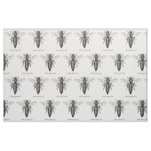 Queen Bee Bug Insect Antike Illustration Stoff (Fat Quarter (45,7 x 55,9 cm))