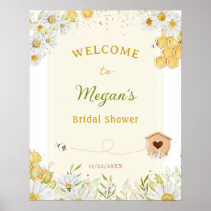 Queen Bee Bumblebee Bride to Bee Brautparty Poster