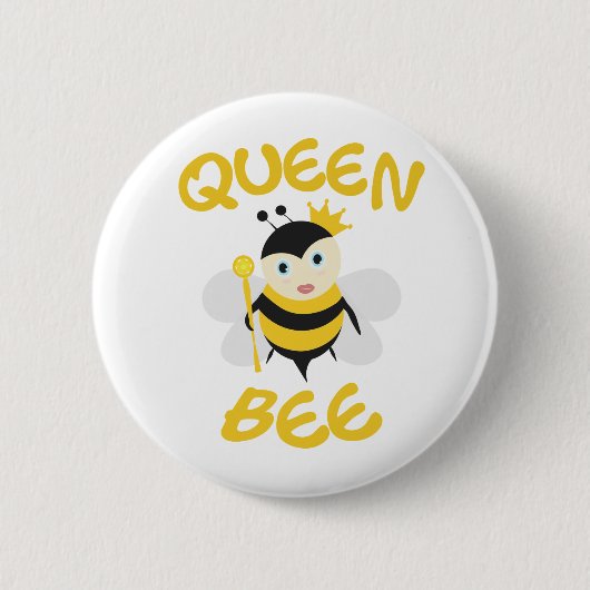 Queen Bee Button (Vorderseite)