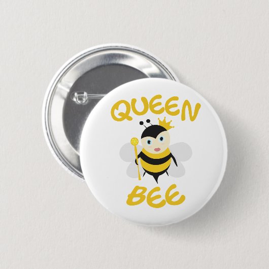 Queen Bee Button (Vorne & Hinten)