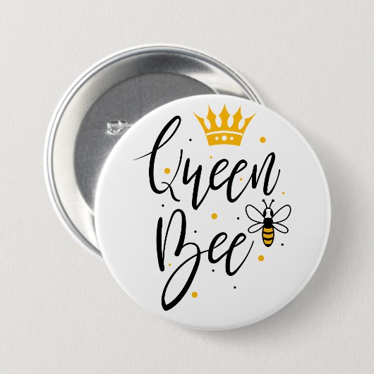 Queen Bee Button (Vorne & Hinten)