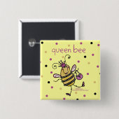 Queen Bee Button (Vorne & Hinten)
