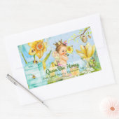 Queen Bee Canning Labe Rechteckiger Aufkleber (Umschlag)