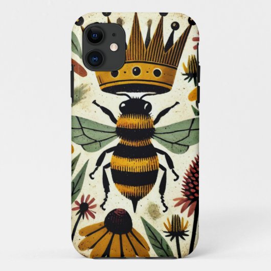 Queen Bee Case-Mate iPhone Hülle (Rückseite)