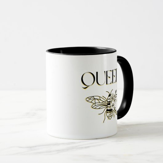 Queen Bee Coffee Tasse (VorderseiteRechts)