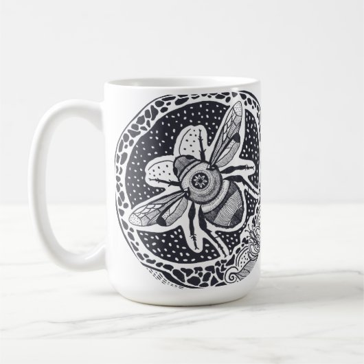 Queen Bee Coffee Tasse (Links)