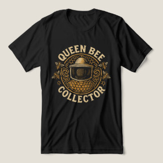 Queen Bee Collector - Beekeeper Hobby Tri-Blend Shirt