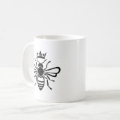 Queen Bee Crown auf Tasse (Vorderseite Links)