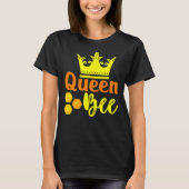 Queen Bee Crown Honeycomb T-Shirt (Vorderseite)