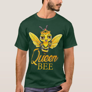 Queen Bee Crown Niedlich Honey Bee Hive Gift T-Shirt