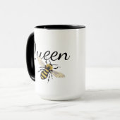 Queen Bee Custom Gift für Ehefrau Girlfriend Coffe Tasse (Vorderseite Links)