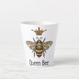 Queen Bee Extravagant Crown Latte Tasse