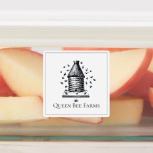 Queen Bee Farms Bienenstock Imkerei Etiketten