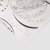 Queen Bee Floral Script Decoupage Seidenpapier (Ausschnitt)