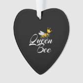 Queen Bee | Geschenk für Frauen | Geschenke für Bi Ornament (Vorderseite)