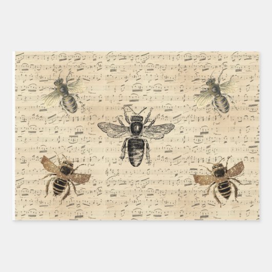 Queen Bee Geschenkpapier Set (Vorderseite 2)