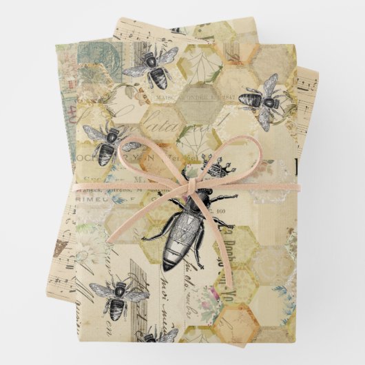 Queen Bee Geschenkpapier Set (Beispiel)