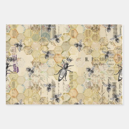 Queen Bee Geschenkpapier Set (Vorderseite)