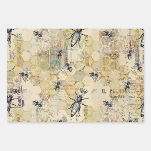 Queen Bee Geschenkpapier Set (Vorderseite 2)