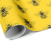 Queen Bee / Gift Wrapping Paper Geschenkpapier (Rolleneckpunkt)