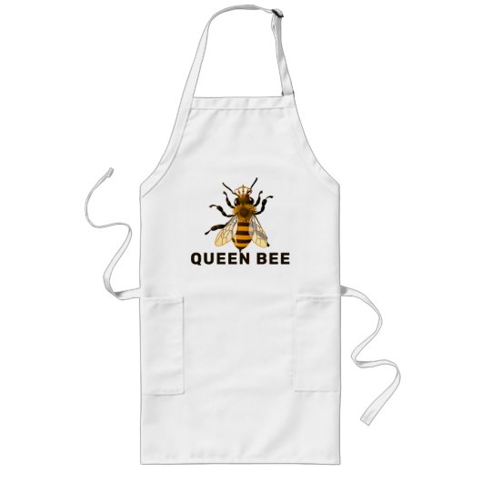Queen Bee Gold Crown Lange Schürze (Vorne)