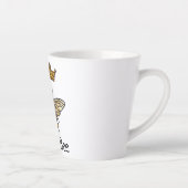 Queen Bee Gold Crown Latte Tasse (Rechts)