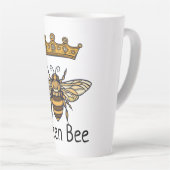 Queen Bee Gold Crown Latte Tasse (Rechte Ecke)