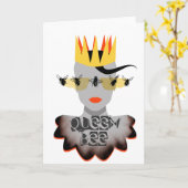 Queen Bee Greeting Card Karte (Gelbe Blume)
