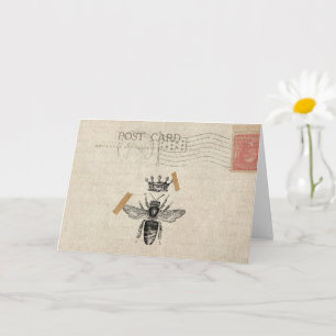 Queen Bee Greeting Card Karte
