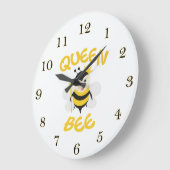 Queen Bee Große Wanduhr (Winkel)