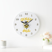 Queen Bee Große Wanduhr (Zuhause)