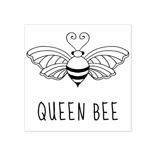 Queen Bee Gummistempel (Prägung)