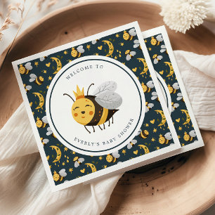 Queen Bee Honey Bee Niedlich Baby Dusche Serviette