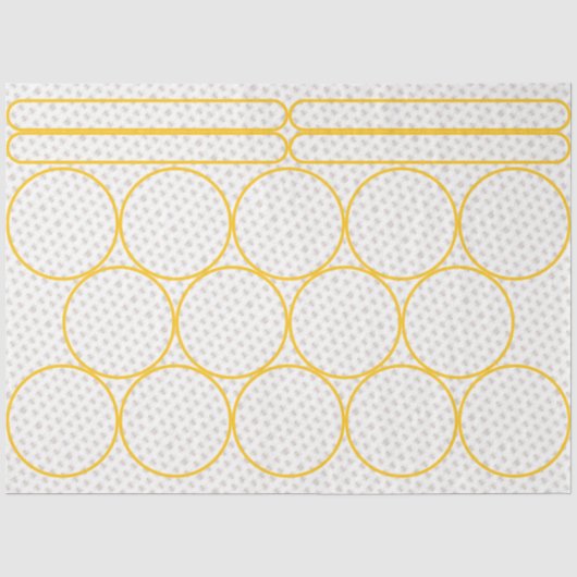 Queen Bee Honey Jar Lid Topper Seidenpapier (Vorderseite)