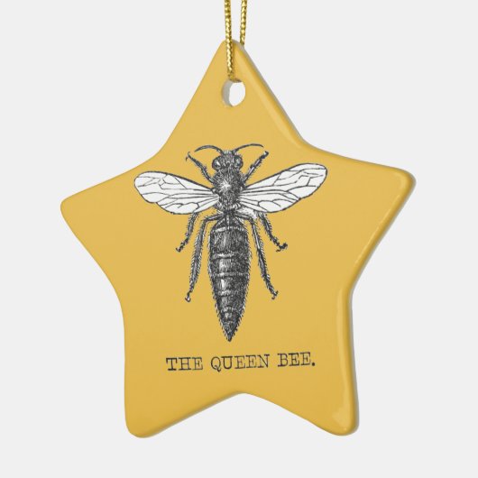 Queen Bee Illustration Bug Insect Keramikornament (Links)