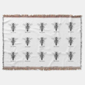 Queen Bee Illustration Classic Zeichnend Decke (Vorderseite)