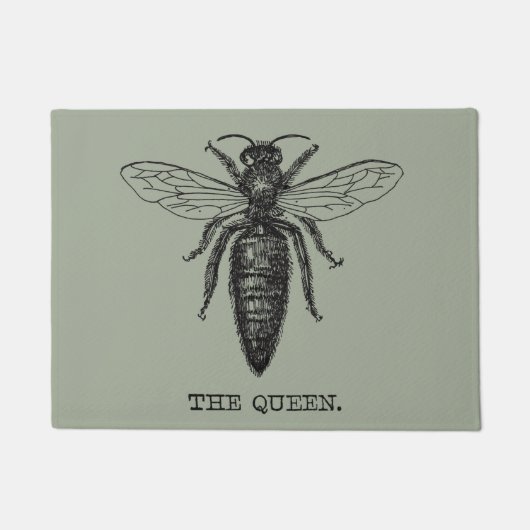 Queen Bee Illustration Classic Zeichnend Fußmatte (Vorderseite)