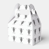 Queen Bee Illustration Classic Zeichnend Geschenkschachtel (Rückseite)